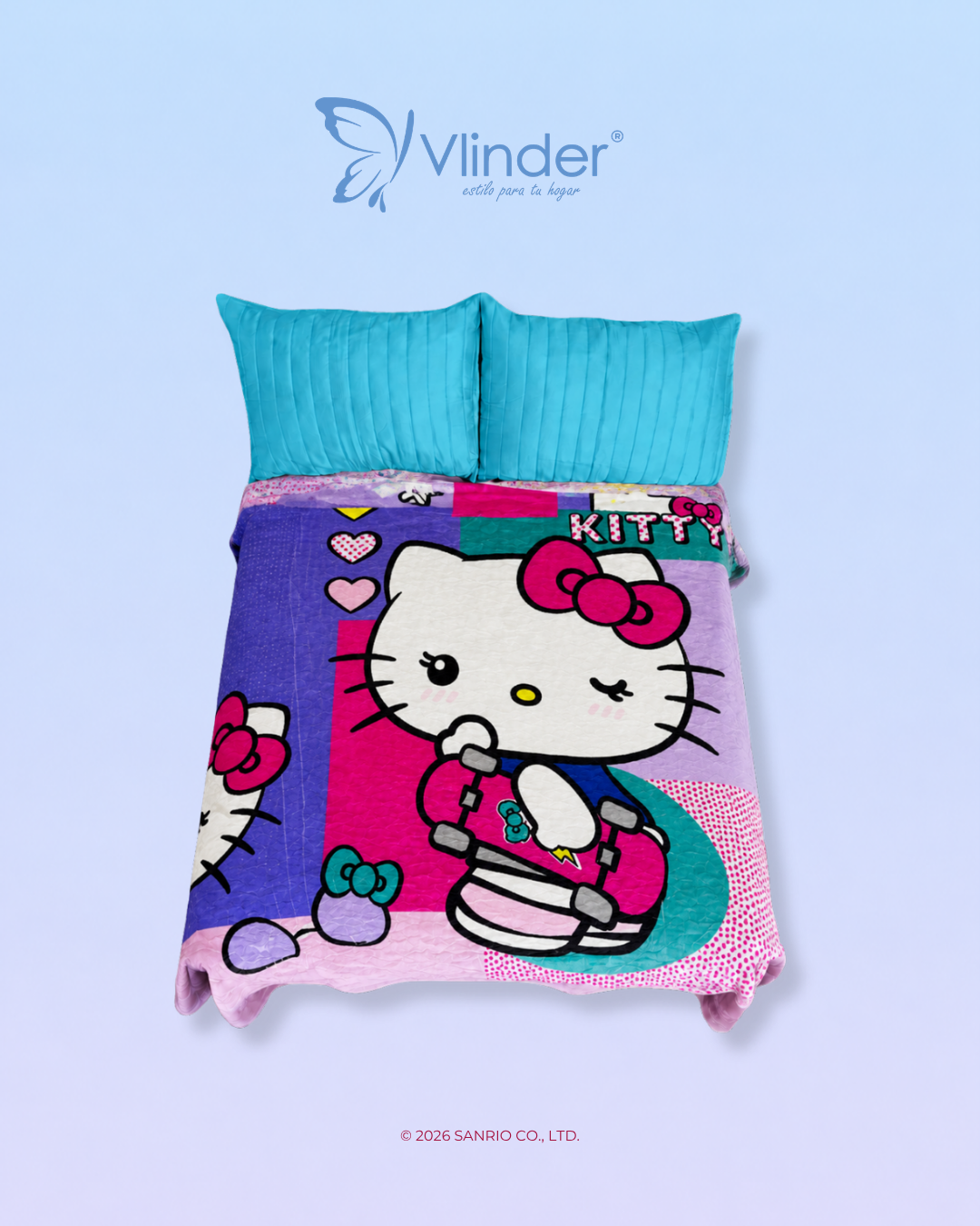 Cobijas Coreana Hello Kitty And Friends - Image 3