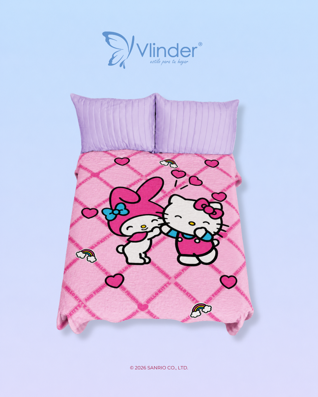 Cobijas Coreana Hello Kitty And Friends - Image 5